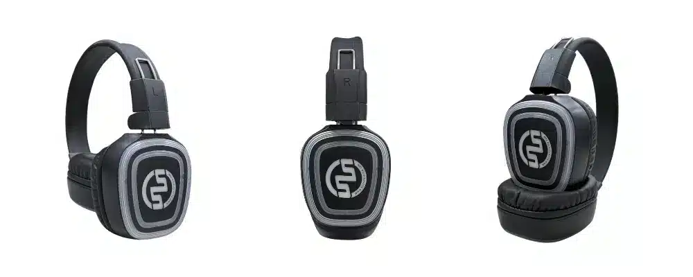 Audífonos inalámbricos RF Silentsystem SX-839 multicanal para eventos, silent disco y conferencias Diseño registrado audífonos inalámbricos RF Silentsystem SX-839
