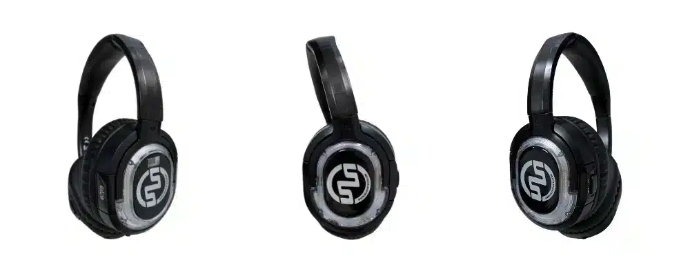 Audífonos inalámbricos RF Silentsystem SX-858 multicanal para eventos, silent disco y conferencias Diseño registrado audífonos inalámbricos RF Silentsystem SX-858