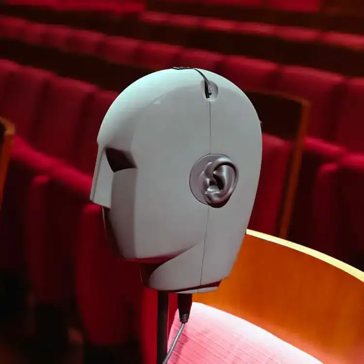 Micrófono binaural para podcast en vivo Silentsystem Live-Podcast — micrófono binaural para podcast en vivo