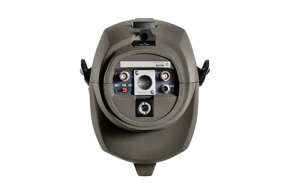 Neumann KU 100 Kunstkopf-Binauralmikrofon, Rückseite