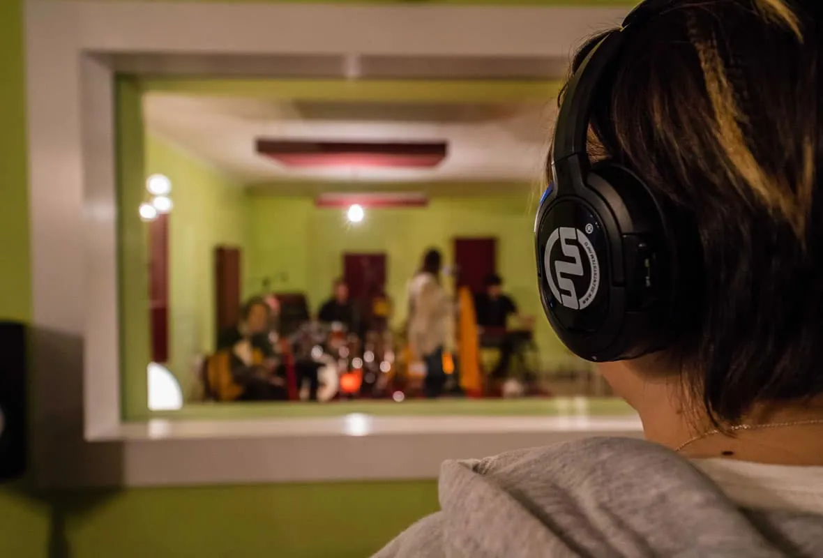 Professional recording studio - Silentsystem wireless headphone system