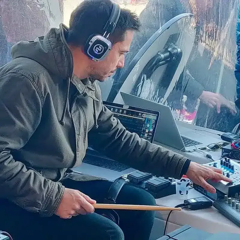 Silentconcert Schlagzeug Silentheadphones para batería — audífonos inalámbricos para estudios de grabación profesionales
