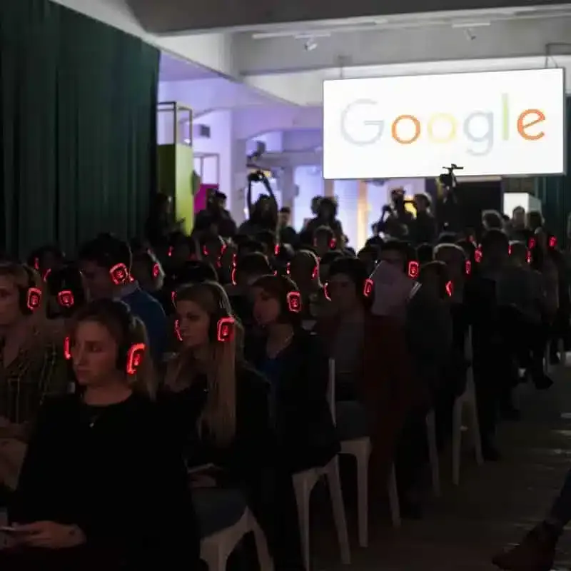 Silent Conference – google Silentmeeting google – audífonos inalámbricos para juntas silenciosas y conferencias corporativas