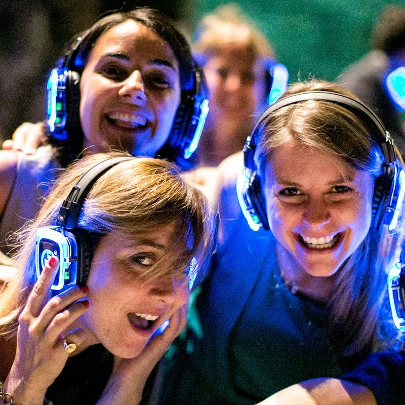 Silentwedding Menge Silentsystem Silent Disco Hochzeit — Menge