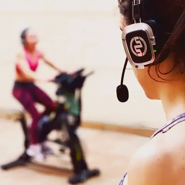 Silent Fitness – spinning Silentfitness spinning – audífonos inalámbricos para fitness, ciclismo y entrenamiento en grupo