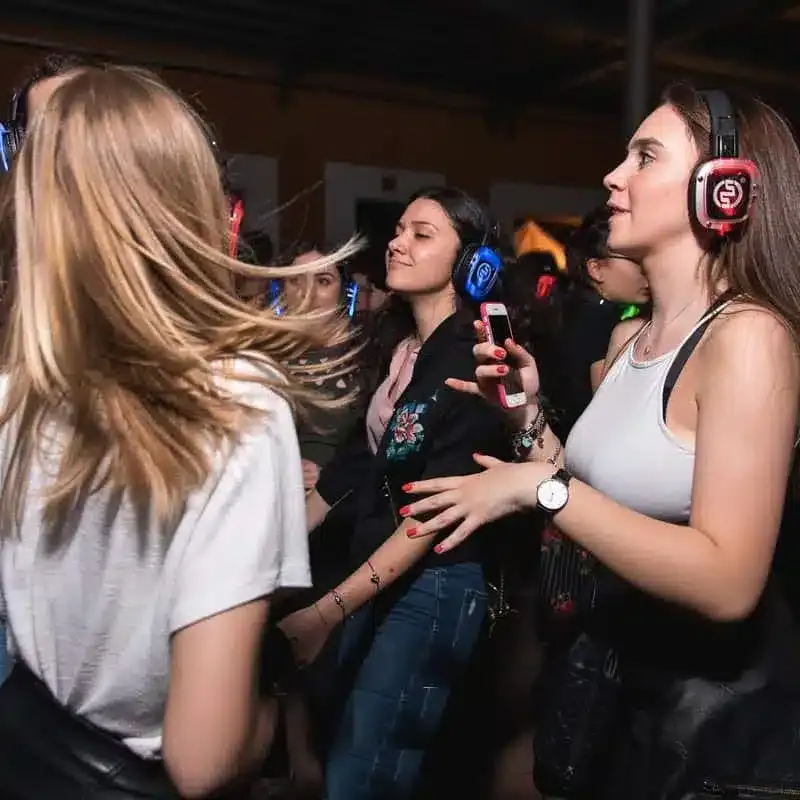 Silentdisco Spaß Diversión Silentparty — audífonos inalámbricos para Silent Disco y Silent Party