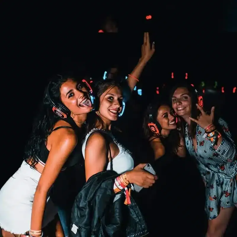 Silentdisco Freude Alegría Silentparty — audífonos inalámbricos para Silent Disco y Silent Party