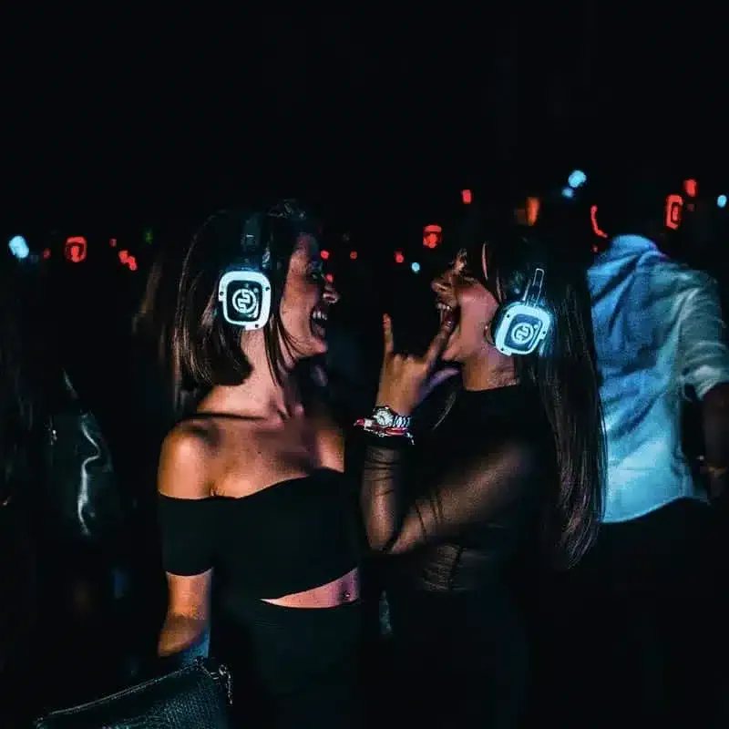 Silentdisco Nacht Chica Silentparty — audífonos inalámbricos para Silent Disco y Silent Party