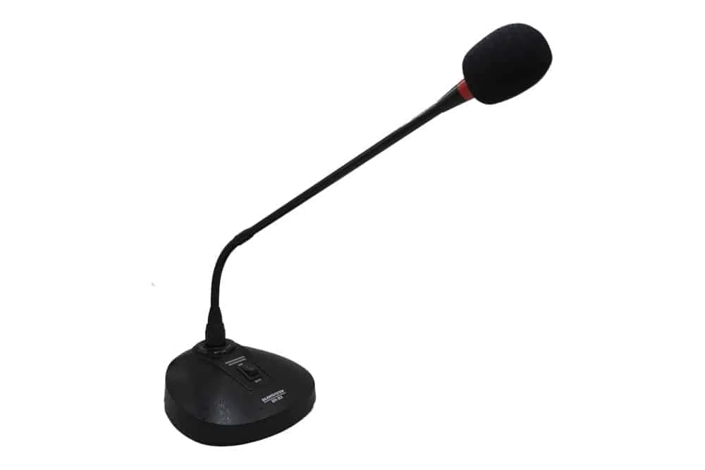 Micrófono inalámbrico de cuello de ganso Silentsystem GN83 para podios