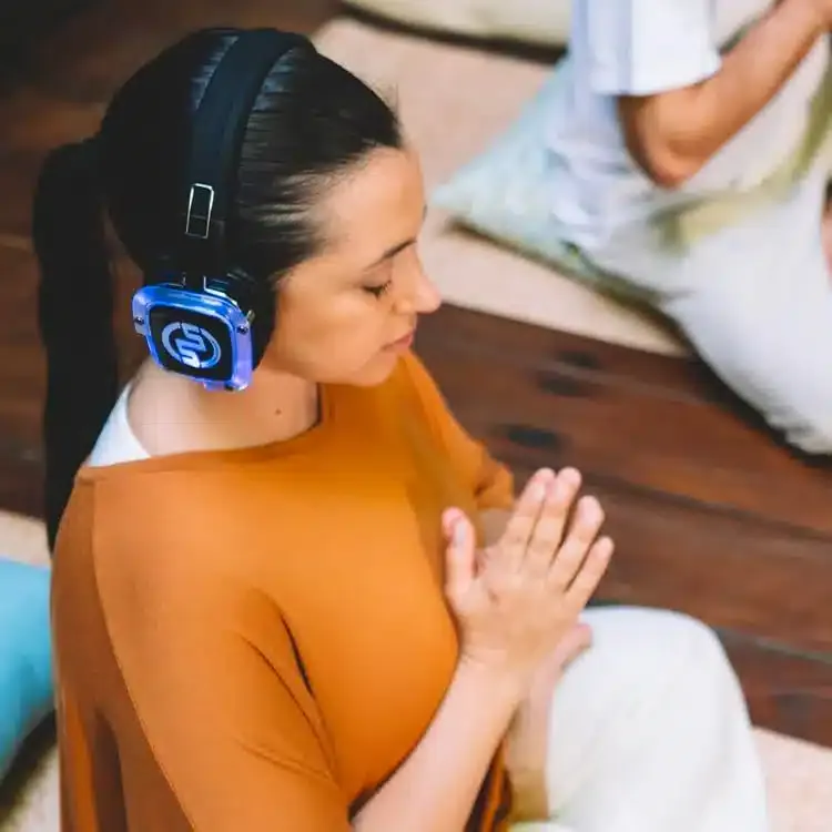 Silent Yoga – indoor Silentyoga indoor – audífonos inalámbricos para yoga y meditación silenciosos