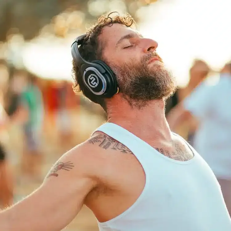 Silent Yoga – relaxing Silentyoga relajación – audífonos inalámbricos para yoga y meditación silenciosos