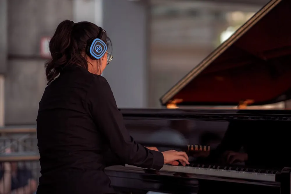SX-839 beim Yamaha-Konzert audífonos sx-839