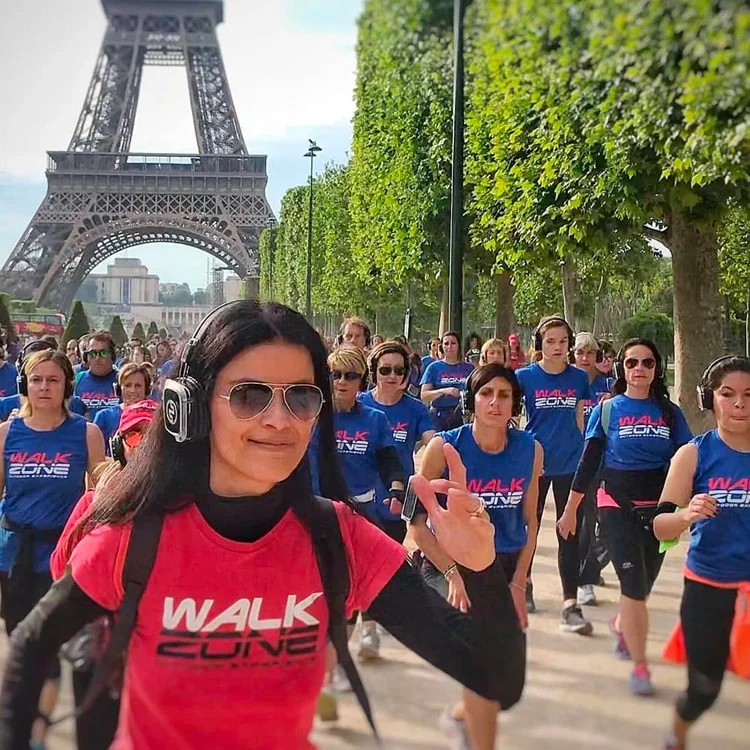 Walkzone París con audífonos inalámbricos Silentsystem